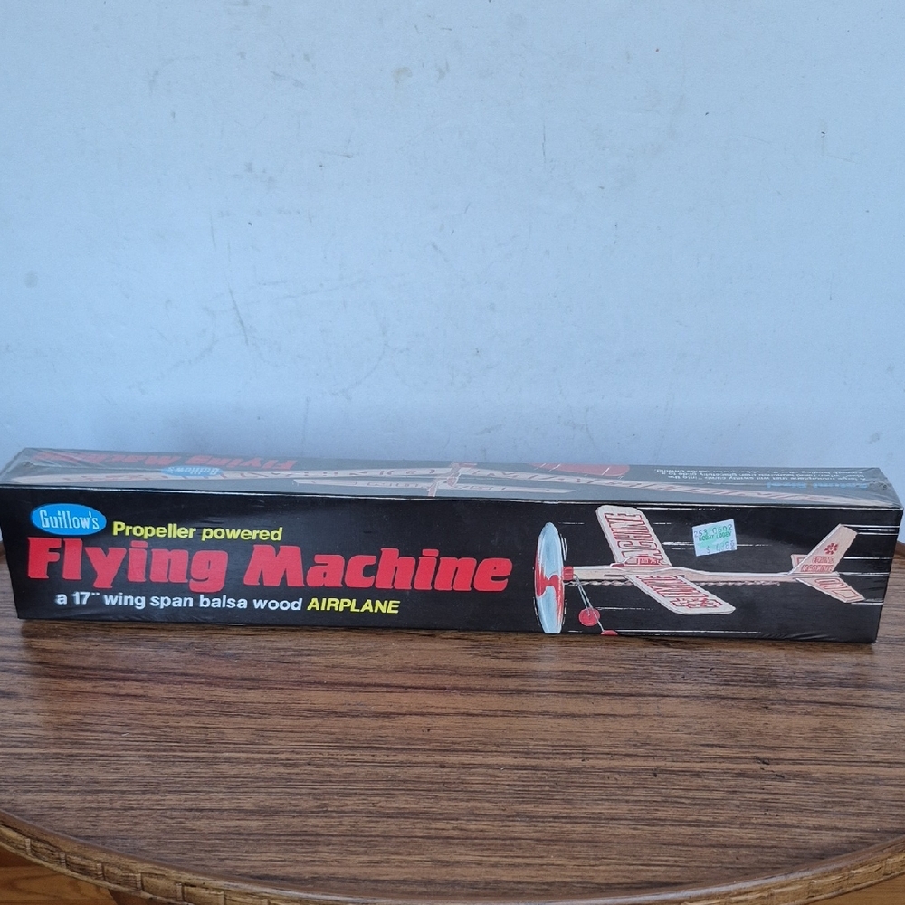 Propeller Powered Balsa Wood Airplane - Red